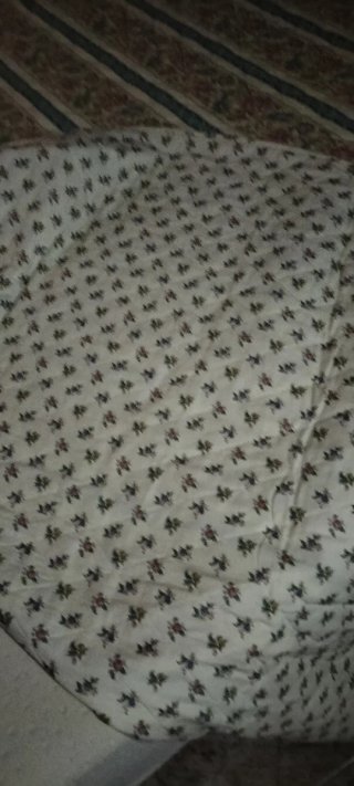Colcha bouti beige y azul Cama de 150 cm