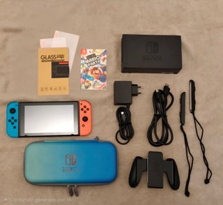 Nintendo Switch V2 con muchos juegos