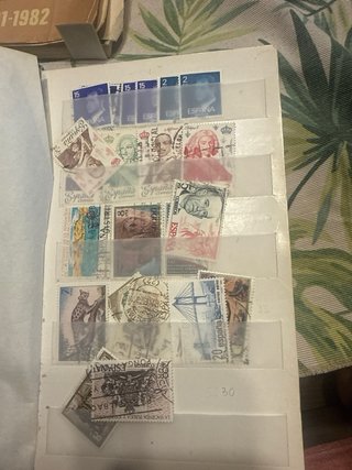 Colección sellos antigua España EDIFIL 1981-1982