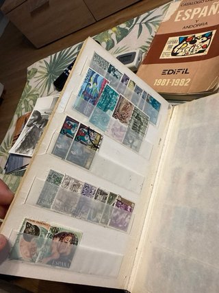 Colección sellos antigua España EDIFIL 1981-1982
