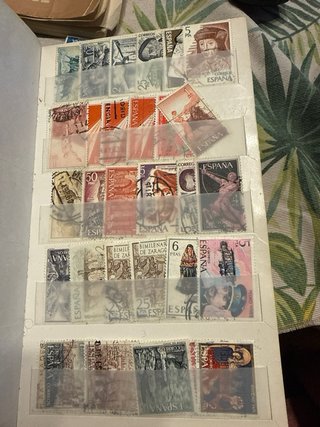Colección sellos antigua España EDIFIL 1981-1982