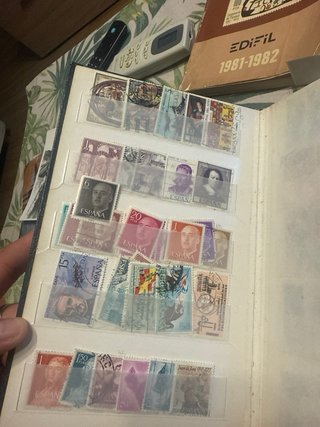 Colección sellos antigua España EDIFIL 1981-1982
