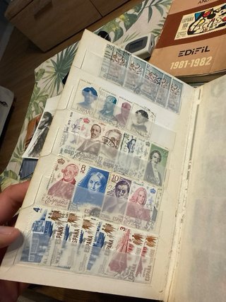 Colección sellos antigua España EDIFIL 1981-1982
