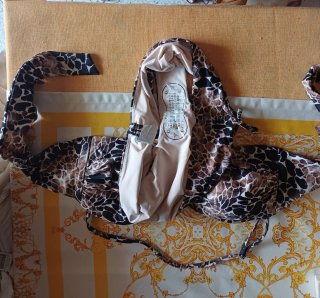 Costume bikini leopardato tg 50