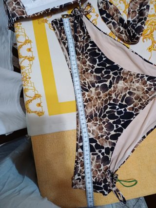 Costume bikini leopardato tg 50