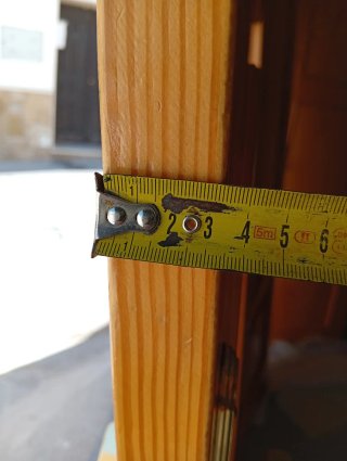 Puertas de madera con cristales
