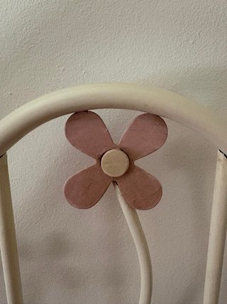 2 Testiere in ferro battuto con fiori