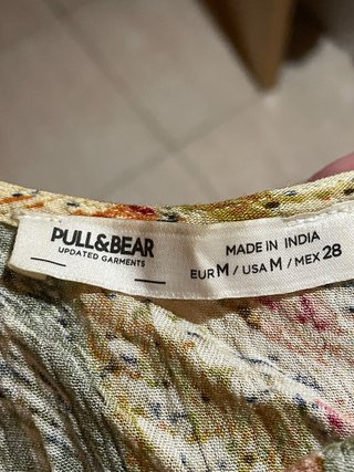 Vestido largo Pull&Bear Boho Espalda Descubierta