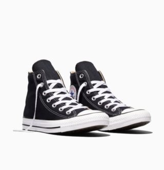 Converse All Star Hi Negras Talla X