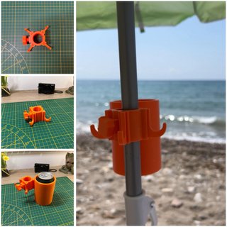 Gancho para sombrilla de playa