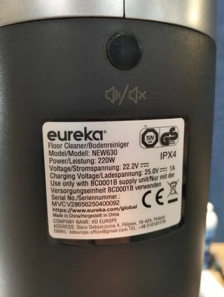 Eureka NEW630 Aspiradora Fregadora 21600Pa