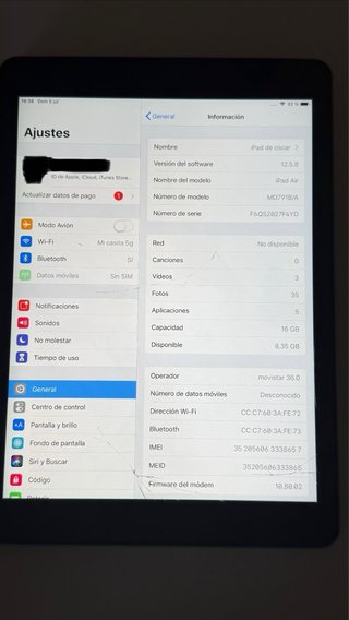 Apple iPad Air 1 16GB