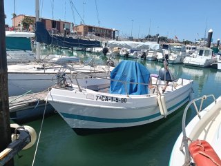 Barco Open 5.50 con Yamaha 80 CV y pantalan