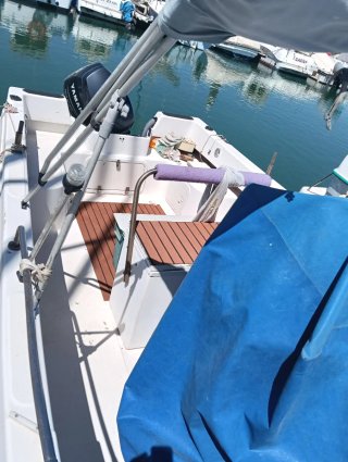 Barco Open 5.50 con Yamaha 80 CV y pantalan