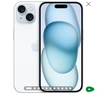 iPhone 15 128GB Azul + Cargador