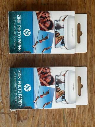 Impresora HP Sprocket Portátil + Papel ZINK