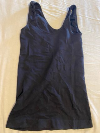Camiseta tirantes negra talla XL