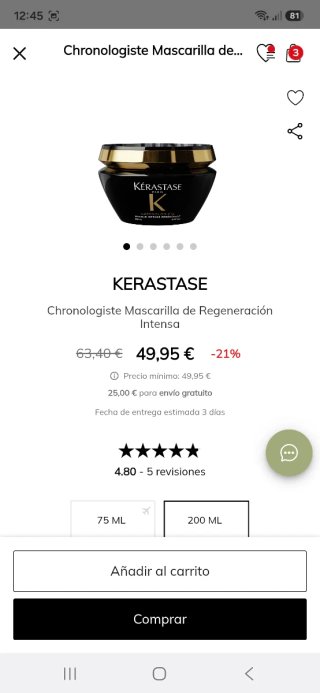 Kérastase Chronologiste Masque Intense Régénérant