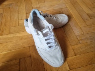 Zapatillas Adidas Talla 38 Blancas y azul clarito