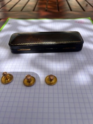 Conjunto de gemelos y botones de vestir vintage