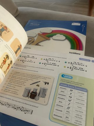Música nuevo acordes. 5 primaria