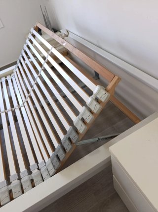 Somier Abatible+Cama135 de Regalo+2 mesitas  noche