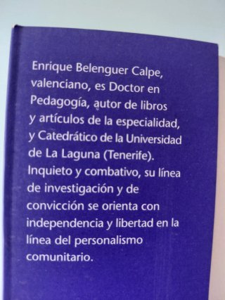 Hacia una pedagogía del personalismo comunitario