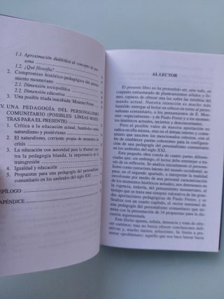 Hacia una pedagogía del personalismo comunitario