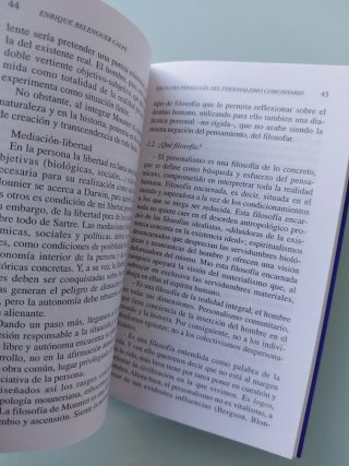 Hacia una pedagogía del personalismo comunitario