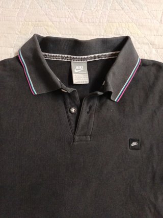 Polo Nike Talla L Negro