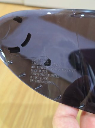 Visera Z7 Negra Shoei Moto