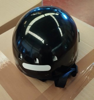 Casco de ciclomotor negro Rush tres tallas m