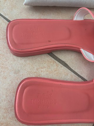 Sandali bassi hermes rosa taglia 38