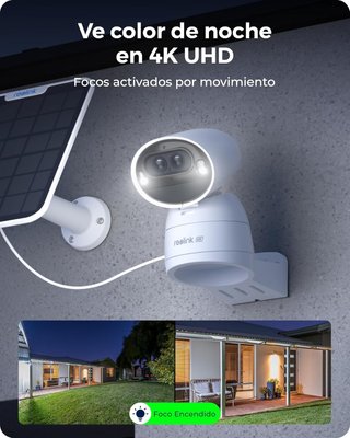 Reolink Argus Track 4K Cámara WiFi Ext