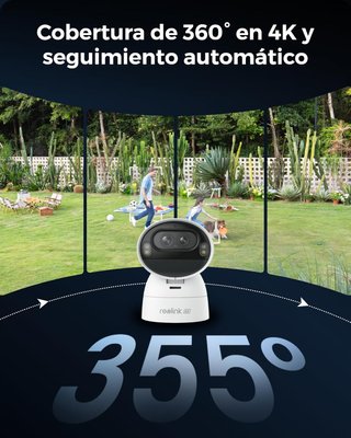 Reolink Argus Track 4K Cámara WiFi Ext