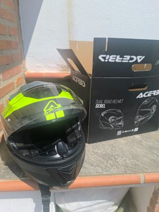 Casco Acerbis Modular Talla M con visera sol