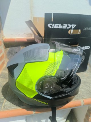 Casco Acerbis Modular Talla M con visera sol