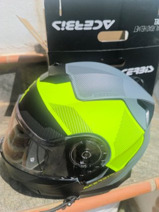 Casco Acerbis Modular Talla M con visera sol