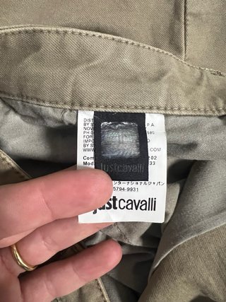 Pantaloni Roberto Cavalli Cotone Marrone Taglia M