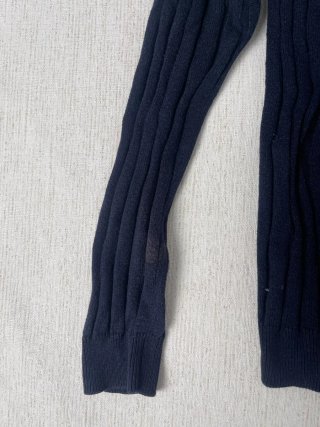 Jersey Uniqlo azul de canalé