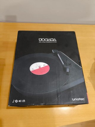 Tocadiscos Unotec Tocata - conversión vinilo a MP3