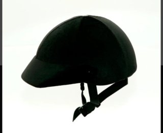 Casco ciclomotor terciopelo negro