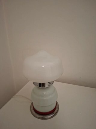 Lampada vintage vetro e metallo