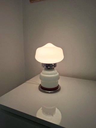 Lampada vintage vetro e metallo