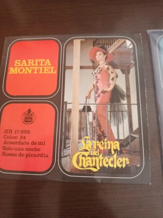 3 Vinilos Sara Montiel - Laeina del Chantecler