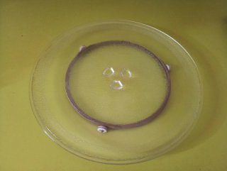 Plato giratorio microondas 11cm + aro