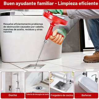 Desatascador Profesional Tuberías 7.5M