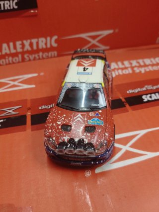 Scalextric Citroen Xsara  efecto Nieve digital Sys