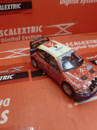 Scalextric Citroen Xsara  efecto Nieve digital Sys