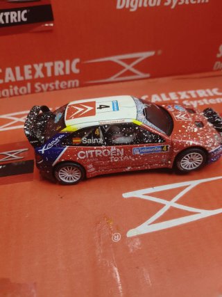 Scalextric Citroen Xsara  efecto Nieve digital Sys